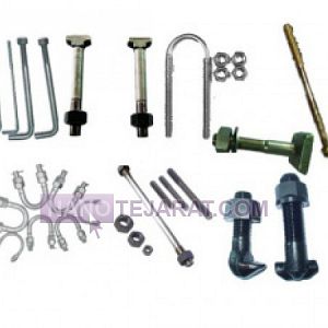 Rail special bolt and nut Rail special bolt and nut